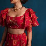 FUCHSIA PINK LEHENGA WITH BLOUSE AND DUPATTA