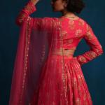RANI PINK LEHENGA BLOUSE DUPATTA