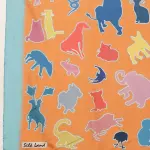 Women's Animal Printed Silk Scarf