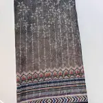 Chanderi Cotton Digital Printed Unstitched Dress Material With Solid Bottom & Printed Dupatta